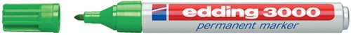 Permanent marker Edding 3000 1.5-3mm lichtgroen