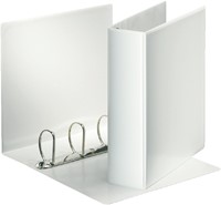 Panoramaringband Esselte A4 4-rings Ø45mm wit met 2 tassen