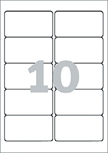 Etiket Avery L4744REV-25 A4 96x50,8mm verwijderbaar wit 25 vel 250 stuks-2