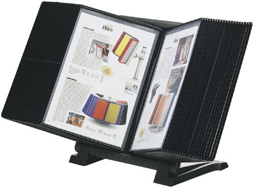 Infomanager Flex-O-Frame basis incl. 10-tassen antraciet/blauw-2