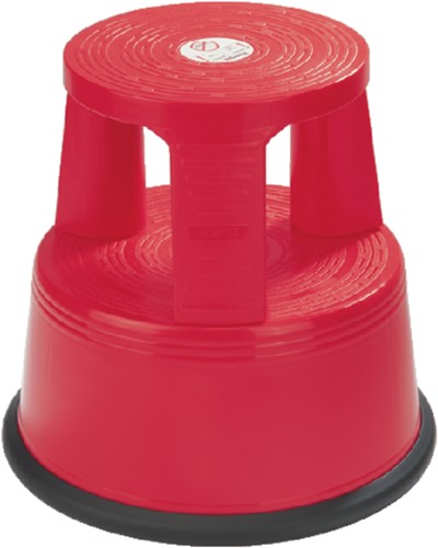 Opstapkruk Desq 42cm kunststof rood