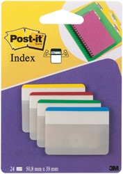 Indextabs 3M Post-it 686F1 strong assorti 4x 6 stuks