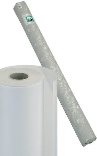 Tekenpapier Schoellershammer 75cmx20m 90-95 grams transparant