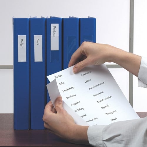 Etikethouder 3L 10310 25x75mm PP zelfklevend 12 stuks