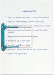 Bundelmechaniek Jalemaclipex compleet petrol 100 stuks
