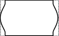 Prijsetiket 16x26mm UNO/Open-Data S14  permanent wit 1.000 etiketten | afname per 36 rollen-2