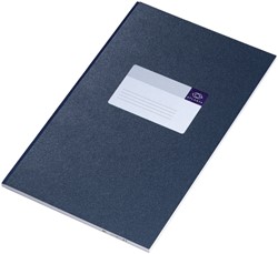 Notitieboek Atlanta breedfolio lijn 96 vel omslag blauw