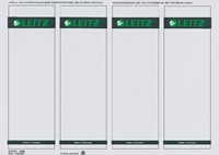 Rugetiket printbaar tbv Leitz 1080 61x192mm zelfklevend wit 100 stuks