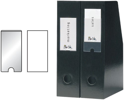 Etikethouder 3L 10340 55x150mm PP zelfklevend 6 stuks