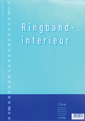 Ringbandpapier A4 23-rings 100 vel 70 grams ruit 5mm