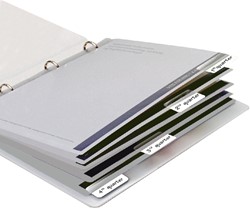 Indextabs 3L 10513 12x40mm wit 48 stuks