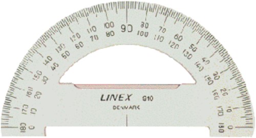 Gradenboog Linex 910 diameter 100 mm 180 graden transparant