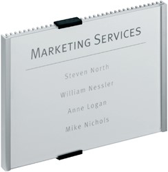 Deurbordje Durable Info Sign 210x149mm metaal-zilver