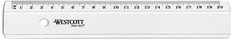 Linialen Kantoorartikelen liniaal plastic (20 cm