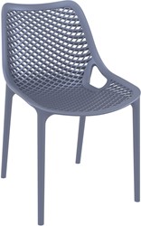 Bijzetstoel Air antraciet 4 poots open design