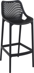 Barkruk Air 75 zwart 4 poots