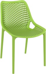 Bijzetstoel Air tropisch groen 4 poots open design