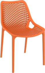 Bijzetstoel Air oranje 4 poots open design