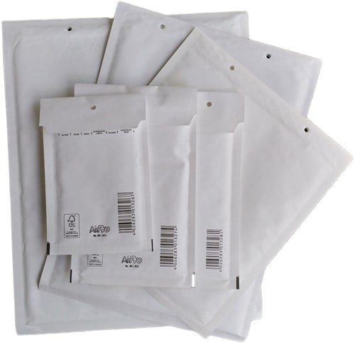 Luchtkussen enveloppen AirPro nr. 8 wit binnenmaat: 270x360mm buitenmaat: 290x370mm