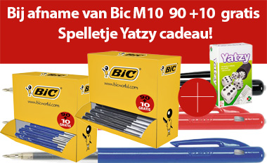 Bic M10 90 + 10 gratis actie