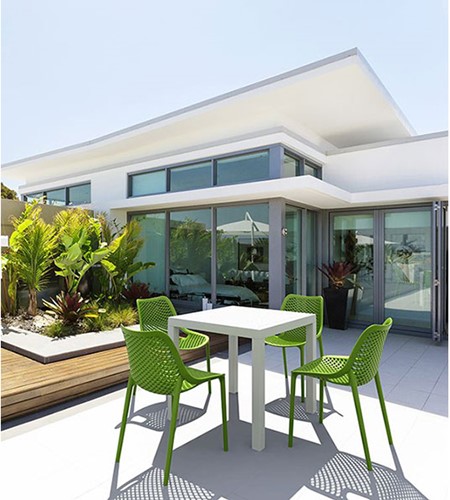 Bijzetstoel Air taupe 4 poots open design-3