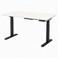 Blad wit frame zwart zit sta bureau 4