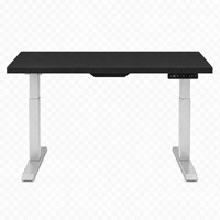 Zit-sta bureau Huislijn elektrisch 180x80cm blad fenix zwart frame aluminium-3