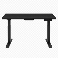 Zit-sta bureau Huislijn elektrisch 120x80cm blad fenix zwart frame zwart-3