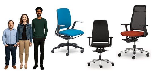 Bureaustoelen voor verschillende lichaamstypes: wat past bij jou?