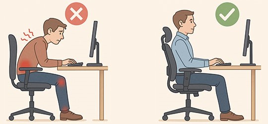 Bureaustoelen en de invloed op je gezondheid: Hoe voorkom je klachten?
