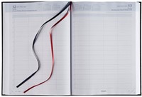 Agenda 2027 Brepols Bremax-1 1 dag per pagina 21x29cm 4 kolommen per blad omslag bordeaux wit papier 900140-2