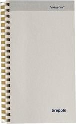 Agenda-inhoud 2027 Brepols Notaplan 7 dagen op 2 pagina's creme papier