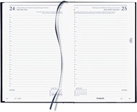 Agenda 2026 Brepols Saturnus Luxe Dubletta kort 1 dag per pagina 13,5x21,5cm omslag assorti-2