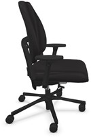 Bureaustoel Nowy Styl Duoback basic XB47 zwart-3