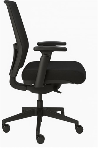 Bureaustoel Orange Office 1332 rug en zitting zwart-3
