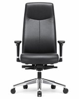 Bureaustoel Rovo 5910A rug en zitting zwart