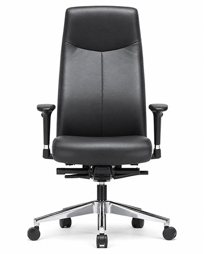 Bureaustoel Rovo 5910A rug en zitting zwart