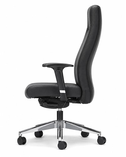 Bureaustoel Rovo 5910A rug en zitting zwart 4