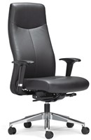 Bureaustoel Rovo 5910A rug en zitting zwart 5