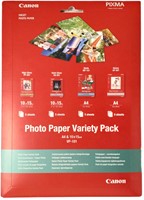Fotopapier assortiepakket Canon 4x 5 vel assorti VP-101