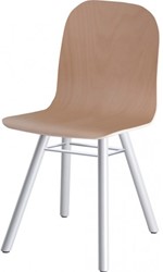 Vergaderstoel Huislijn Carvi HS300-BB 4-poots beuken blank