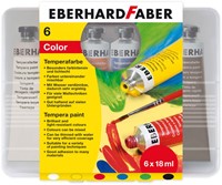 Plakkaatverf Eberhard Faber 6 tubes 18ml assorti-2