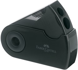 Puntenslijper Faber-Castell Twin Sleeve zwart