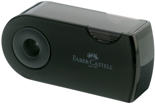 Puntenslijper Faber-Castell Twin Sleeve zwart-3