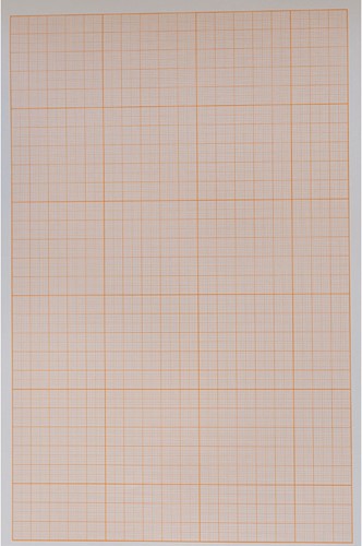Millimeterblok Gallery A4 21x29,7cm blok van 50 vel - liniatuur rood-2