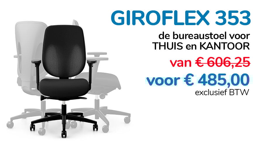 Actie bureaustoel Giroflex 353!