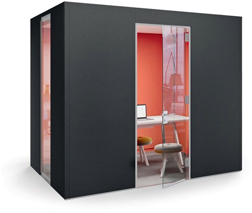 Inside Cube vergaderruimte