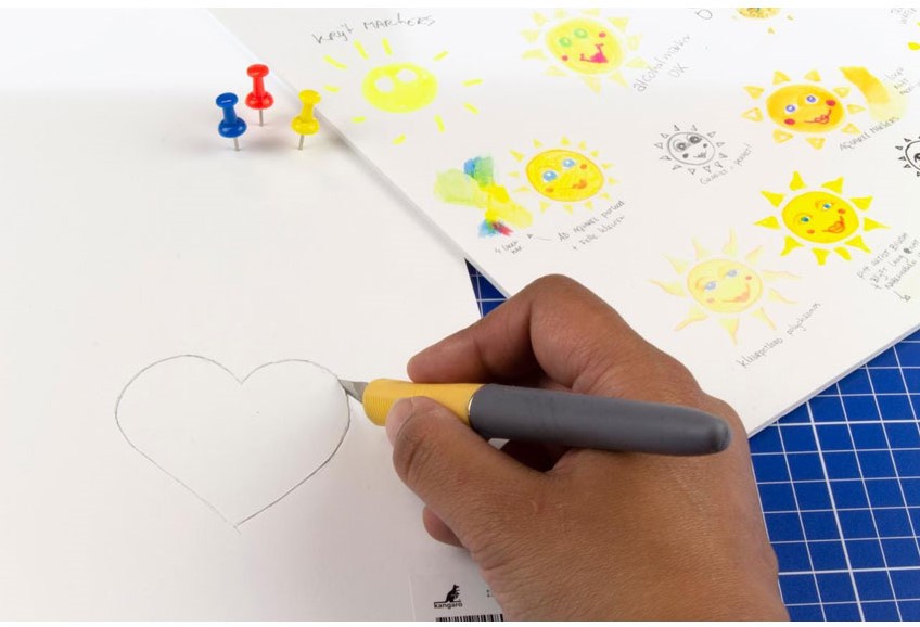 Foamboard Kangaro A4 5mm ZELFKLEVEND wit 20 stuks