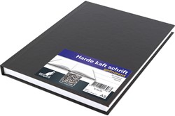 Schrift Kangaro A5 lijn 80 vel harde kaft zwart