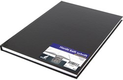 Schrift Kangaro A4 lijn 80 vel harde kaft zwart
